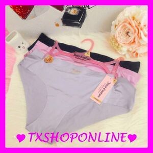 ❣️❣️{Juicy Couture} 3 pack seamless silky panties 👙👙
